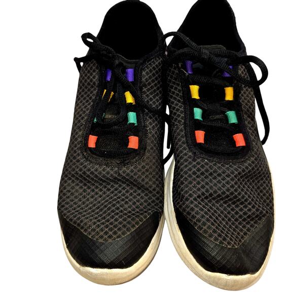 Nike 5.5 Girl Air Motion 2  Youth Black Running Tennis Shoe Athletic Sneaker - Picture 1 of 8
